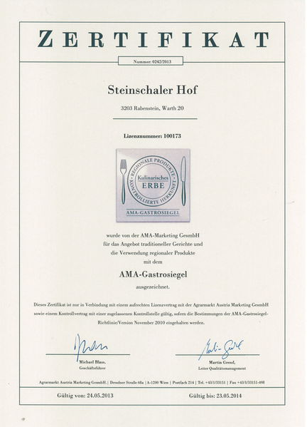 Datei:AMA Gastrosiegel SHof 2013.jpg