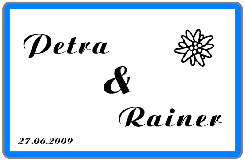 Datei:Hochzeitsschild Petra.jpg